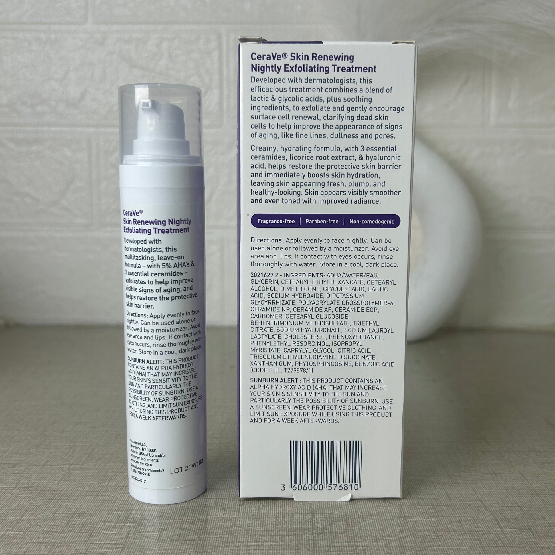 Cerave Skin Renewing Nightly Exfoliating Treatment - Classy Touch Pk
