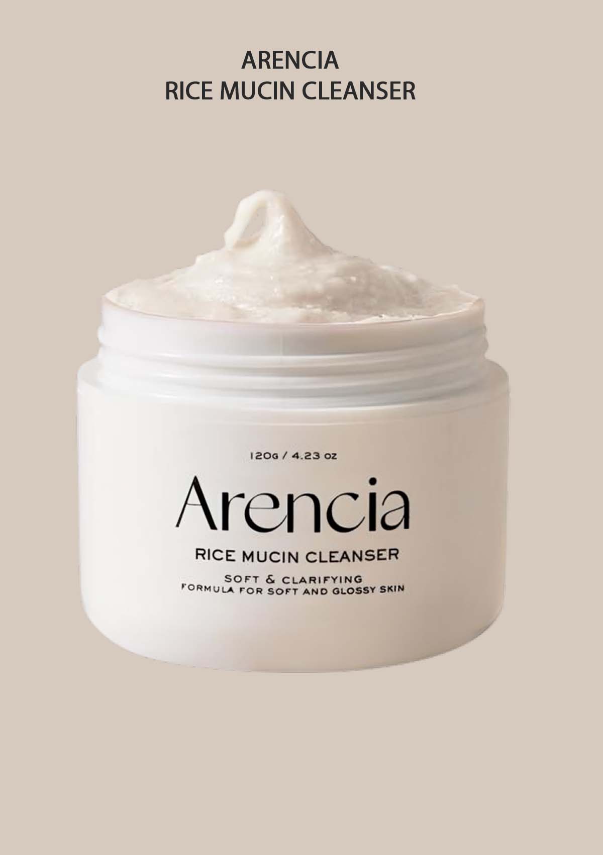 ARENCIA Rice Mucin Cleanser 120g