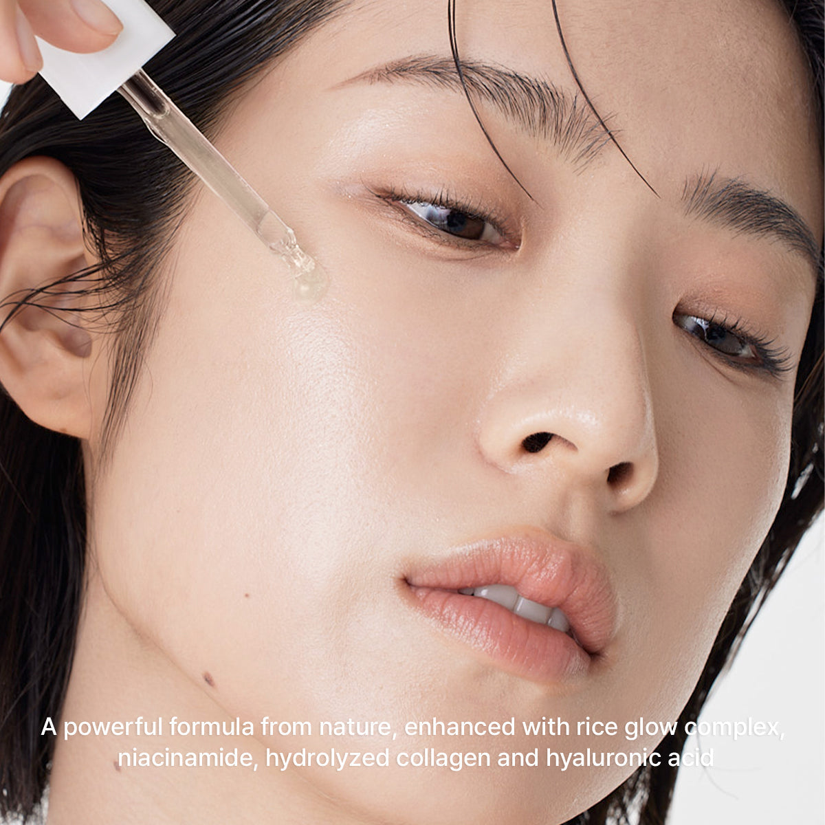 Arencia Rice Mucin Glow Serum, Collagen + Hyaluronic Acid & Niacinamide 30ml